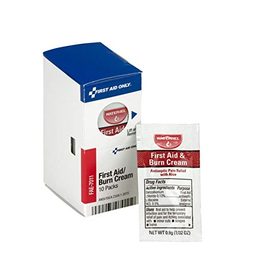 First Aid Only FAE-7011 SmartCompliance Refill Burn Cream, White, 10 Count, 1/32 oz. (.9 g) - NewNest Australia