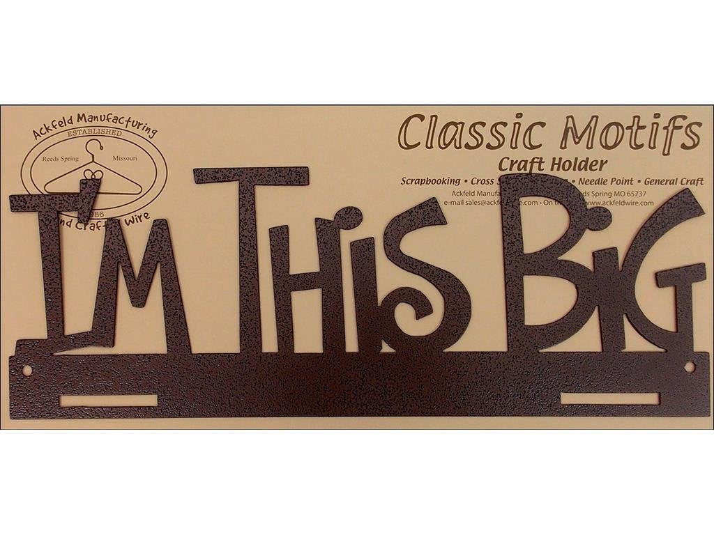 Ackfeld Holder 14" Frame I'm This Big Craft FrameI'mThisBig14 Copper - NewNest Australia