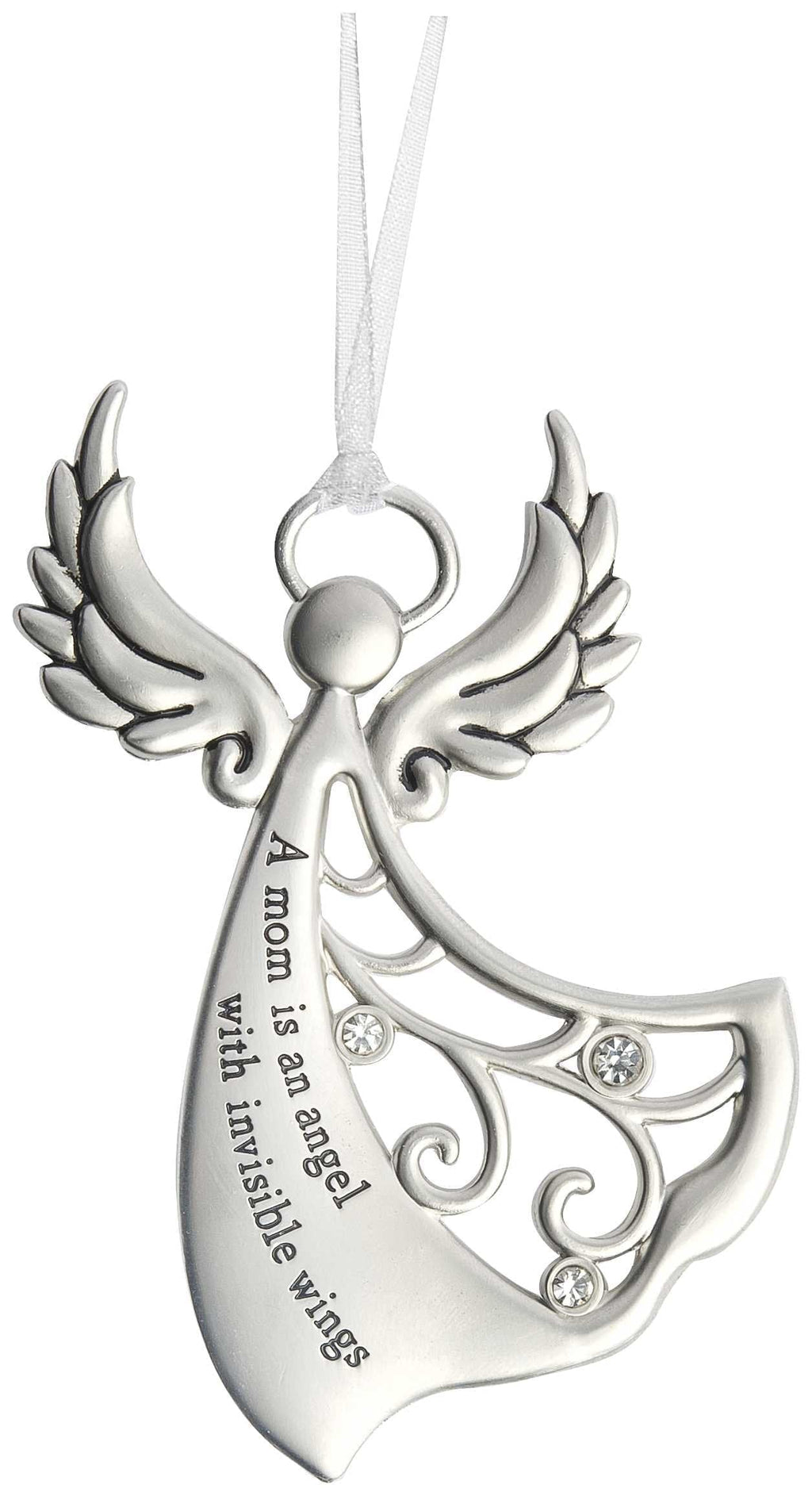 NewNest Australia - Ganz Angels By Your Side Ornament - A mom is an angel with invisible wings 