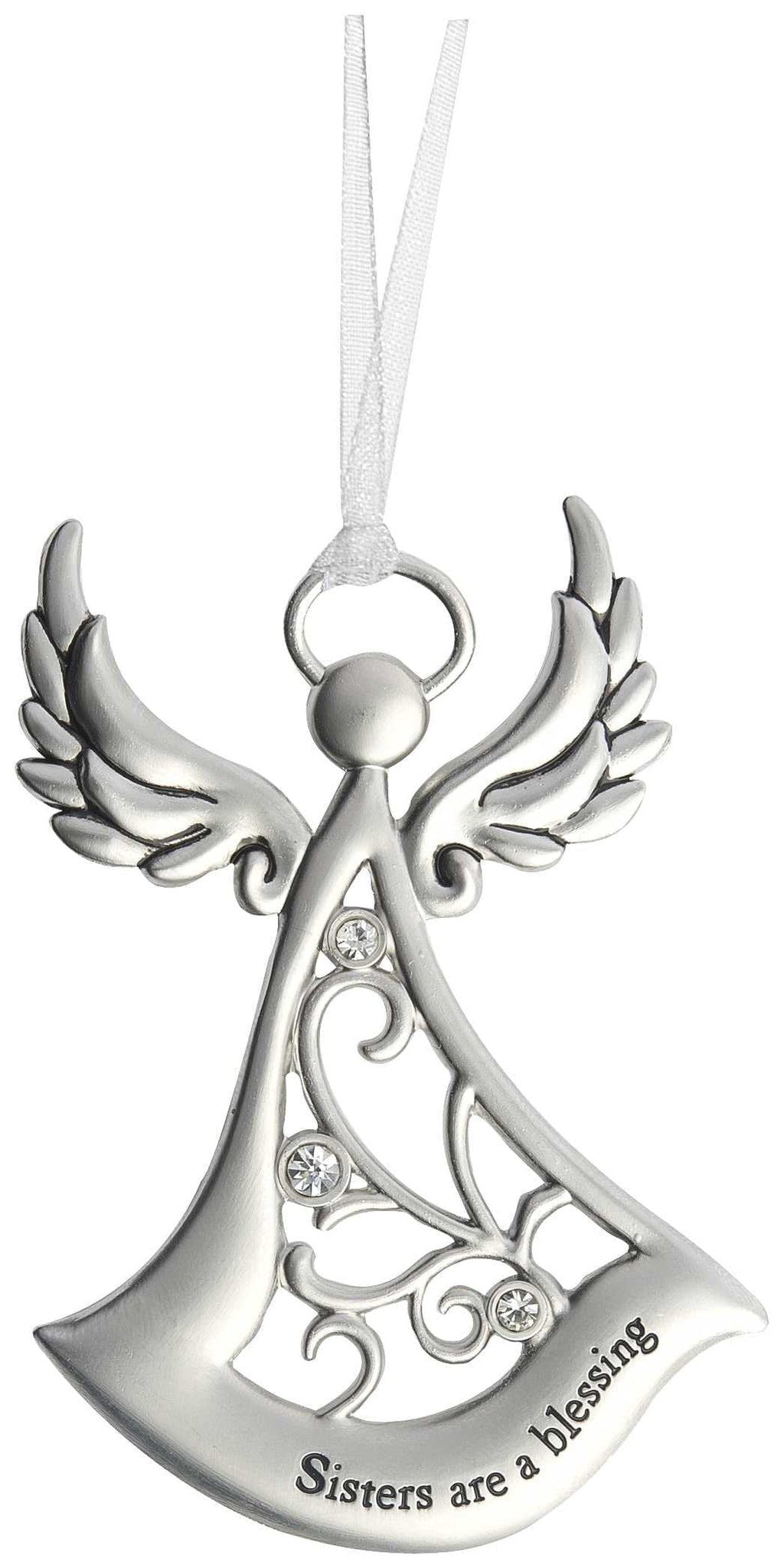 NewNest Australia - Ganz Angels By Your Side Ornament - Sisters are a blessing 