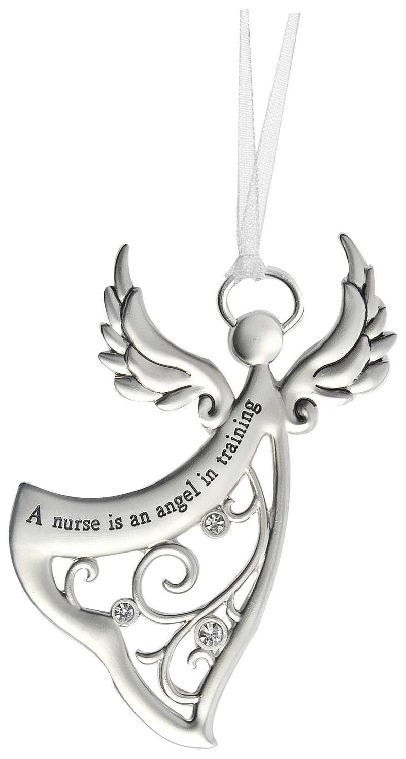 NewNest Australia - Ganz Angels By Your Side Ornament - A nurse is an angel in training 