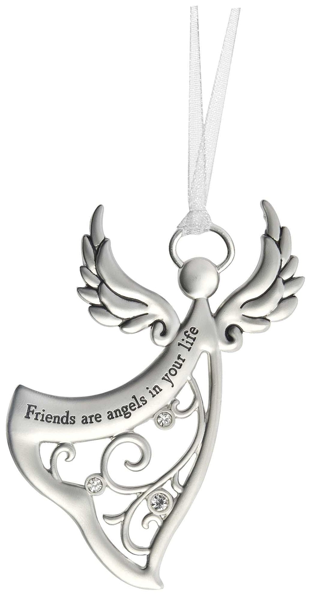 NewNest Australia - Ganz Angels By Your Side Ornament - Friends are angels in your life 