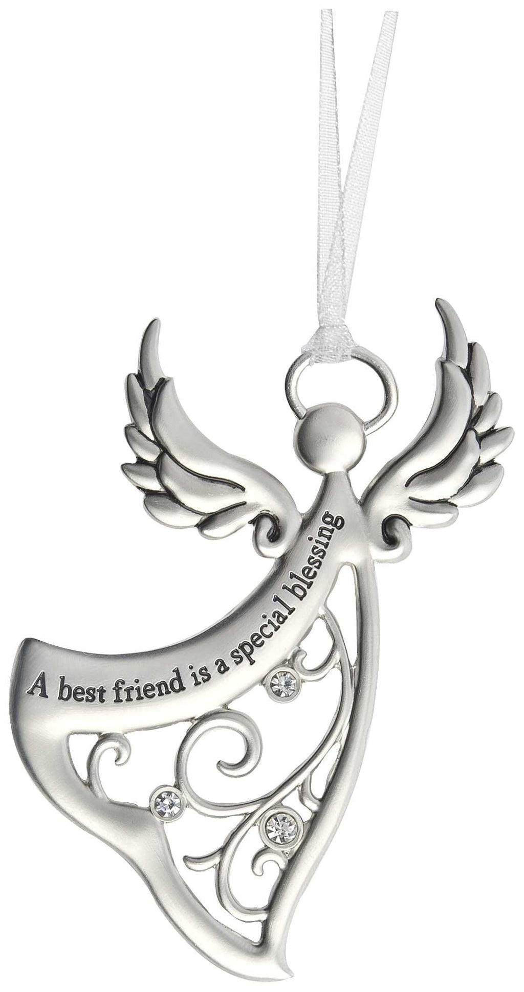 NewNest Australia - Ganz Angels By Your Side Ornament - A best friend is a special blessing 