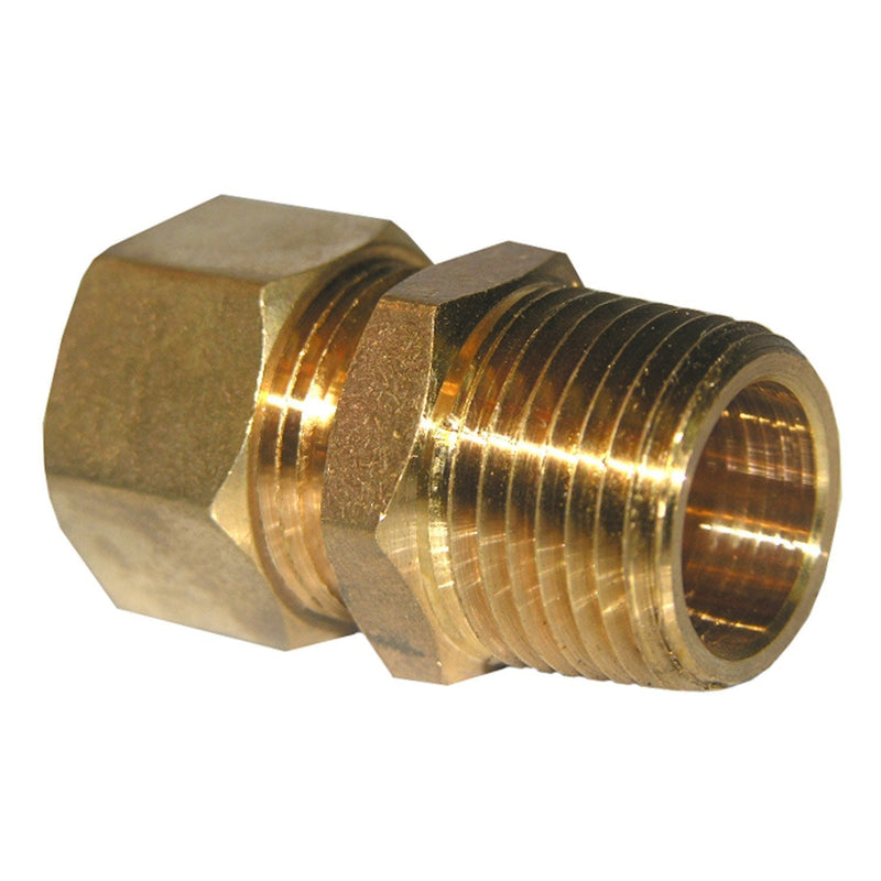 LASCO 17-6859 5/8-Inch Compression by 1/2-Inch Male Pipe Thread Brass Adapter - NewNest Australia