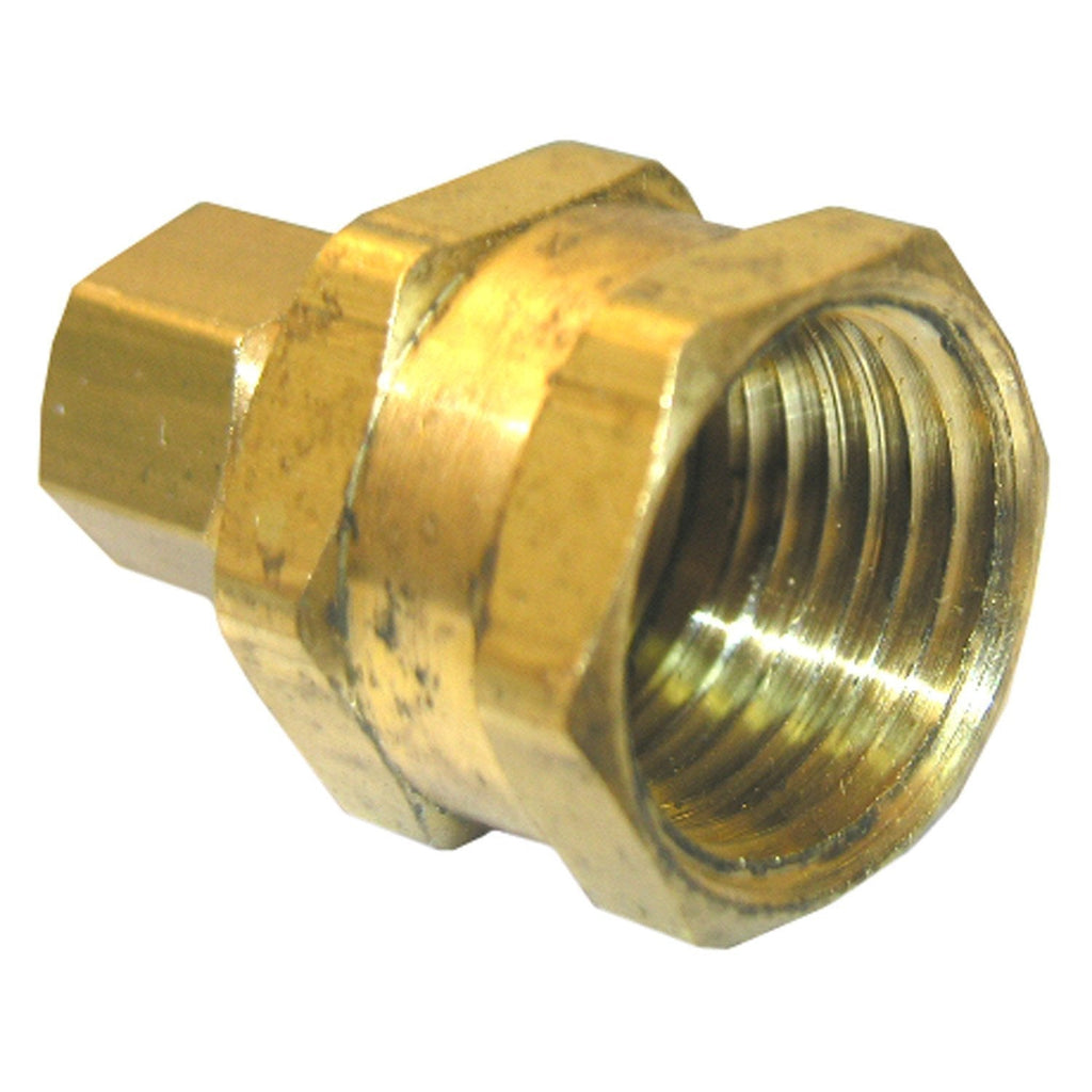 LASCO 17-6617 1/4-Inch Compression by 1/2-Inch Female Pipe Thread Brass Adapter 0.5 Inch Female Pipe Thread (FPT) - NewNest Australia
