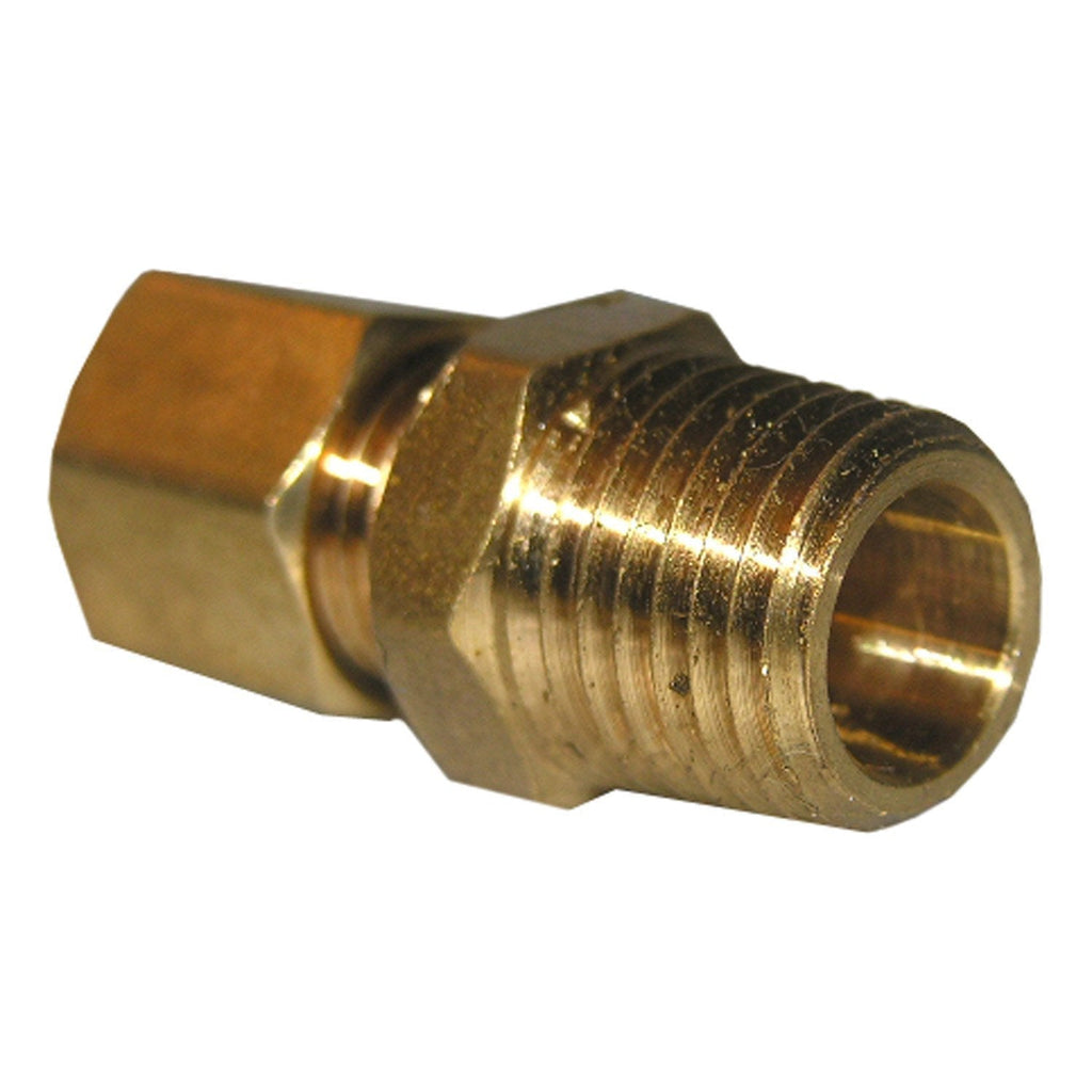 LASCO 17-6809 3/16-Inch Compression by 1/4-Inch Male Pipe Thread Brass Adapter - NewNest Australia