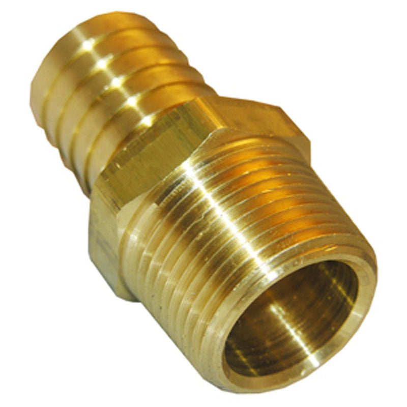 LASCO 17-7749 1/2-Inch Male Pipe Thread by 3/8-Inch Hose Barb Brass Adapter - NewNest Australia