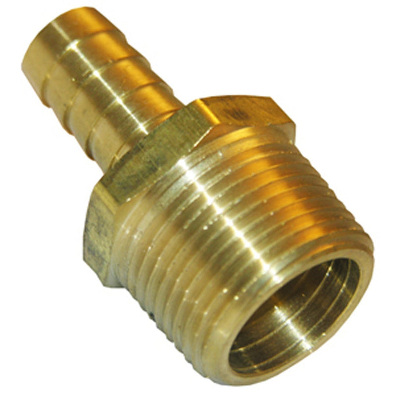 LASCO 17-7765 3/4-Inch Male Pipe Thread by 1/2-Inch Hose Barb Brass Adapter - NewNest Australia