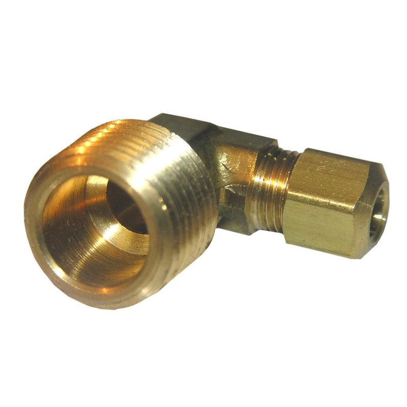 LASCO 17-6917 5/16-Inch Compression by 1/8-Inch Male Pipe Thread Brass 90-Degree Ell/Elbow 1/8-Inch MPT - NewNest Australia
