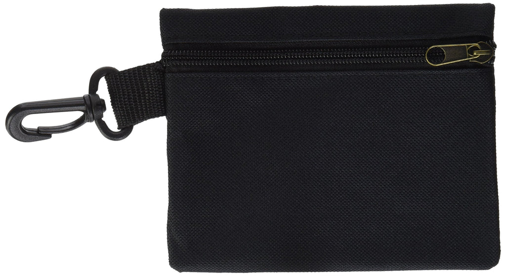 SE 6" x 5" Water-Resistant Multipurpose Zip-Up Bag (Black or Khaki - No Color Choice) - PN10 - NewNest Australia