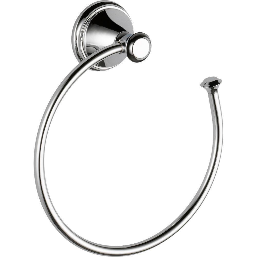 DELTA Cassidy Towel Ring, Chrome Hand Towel Holder, Bathroom Accessories, 79746 - NewNest Australia