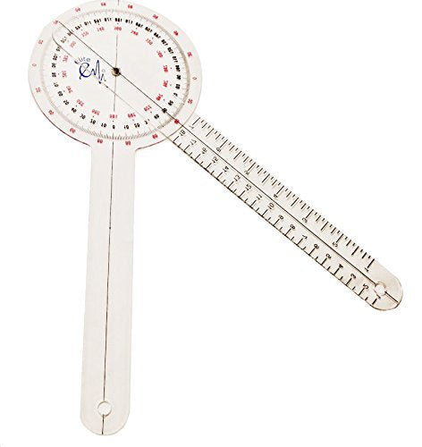 EMI Plastic 12" Goniometer 360 Degree Isom - 12" EGM-422 - NewNest Australia