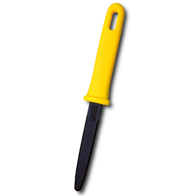 CANARY Corrugated Cardboard Cutter Dan Chan, Safety Box Cutter Knife [Non-Stick Fluorine Coating Blade], Made in JAPAN, Yellow (DC-190F-1) 1 pc - NewNest Australia