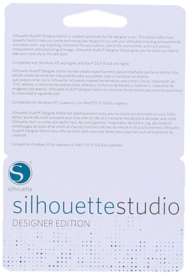 Silhouette Studio Designer Edition Software Card for Scrapbooking - NewNest Australia