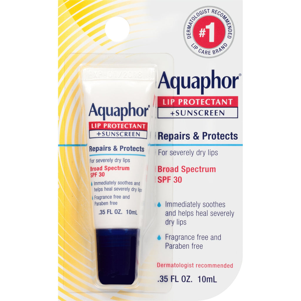 Aquaphor Lip Repair Lip Balm with Sunscreen, Lip Protectant, Lip Balm SPF 30, 0.35 Oz Tube 0.35 Fl Oz (Pack of 1) - NewNest Australia