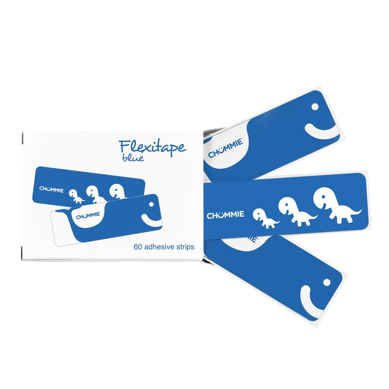 Flexitape - Pack of 60 peel and stick tapes for the Chummie Premium Bedwetting Alarm (Blue) Blue - NewNest Australia