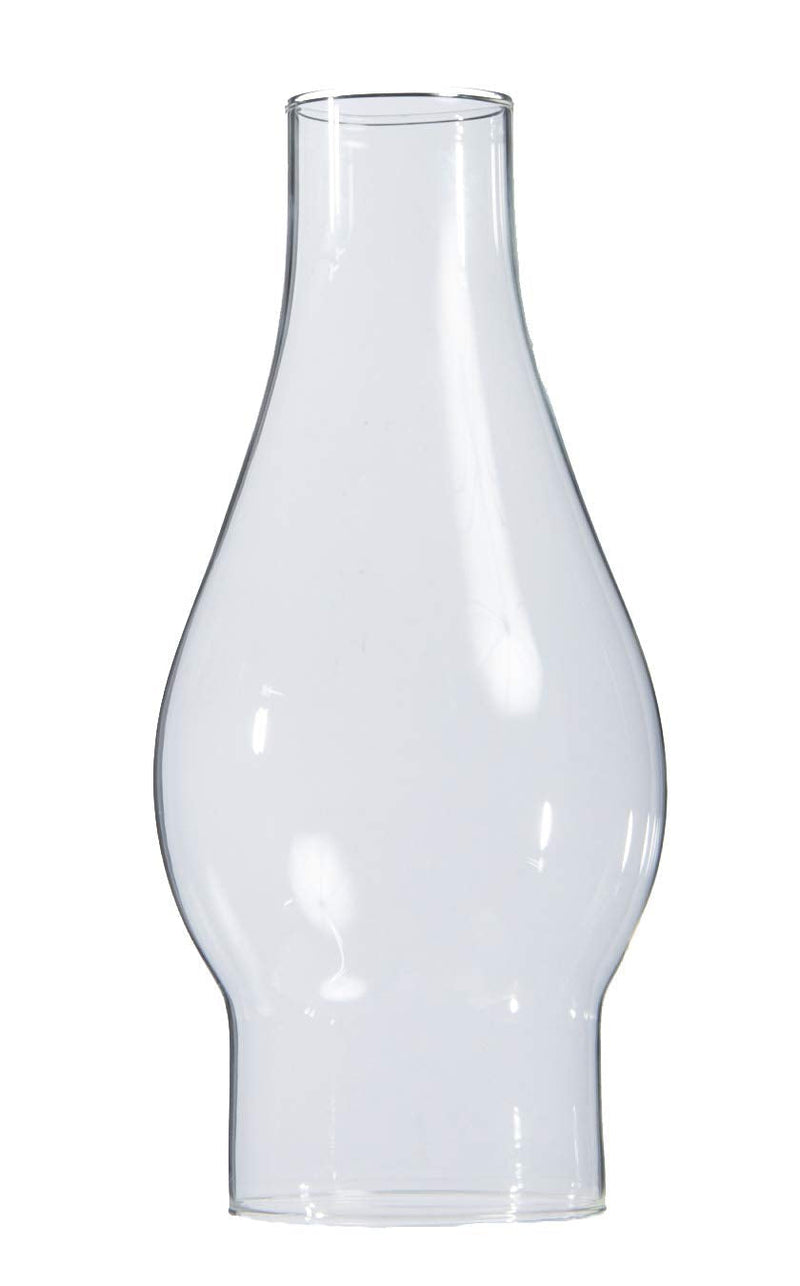 B&P Lamp® 2 1/2 Inch Base by 7 1/2 Inch Tall Clear Oil and Kerosene Lamp Chimney - NewNest Australia
