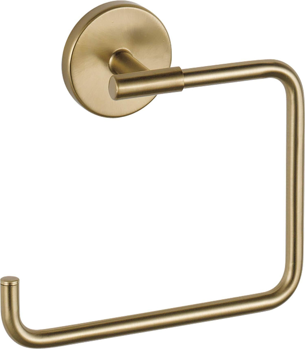 Delta Faucet Bathroom Accessories 759460-CZ Trinsic Hand Towel Ring, Champagne Bronze - NewNest Australia