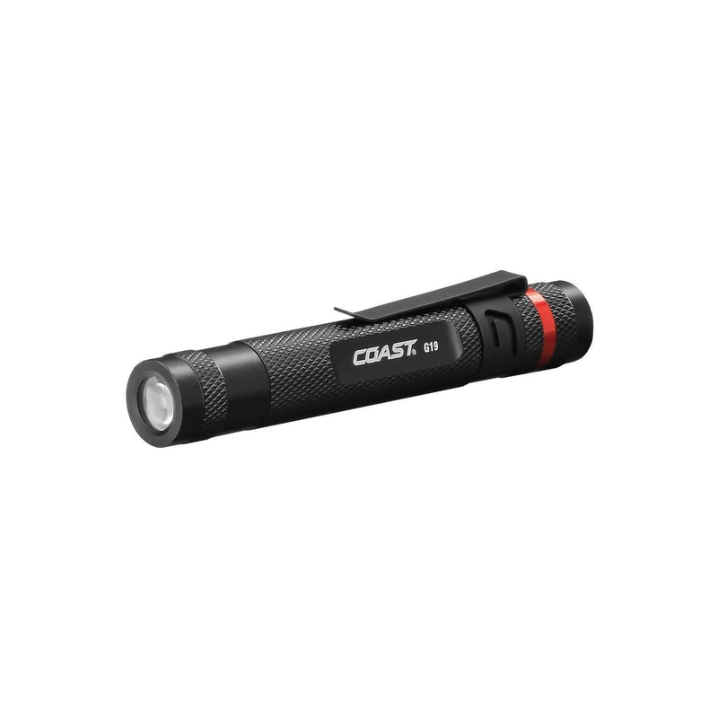 Coast - 19384 COAST G19 Inspection Beam LED Penlight with Adjustable Pocket Clip and Consistent Edge-To-Edge Brightness, Black - NewNest Australia