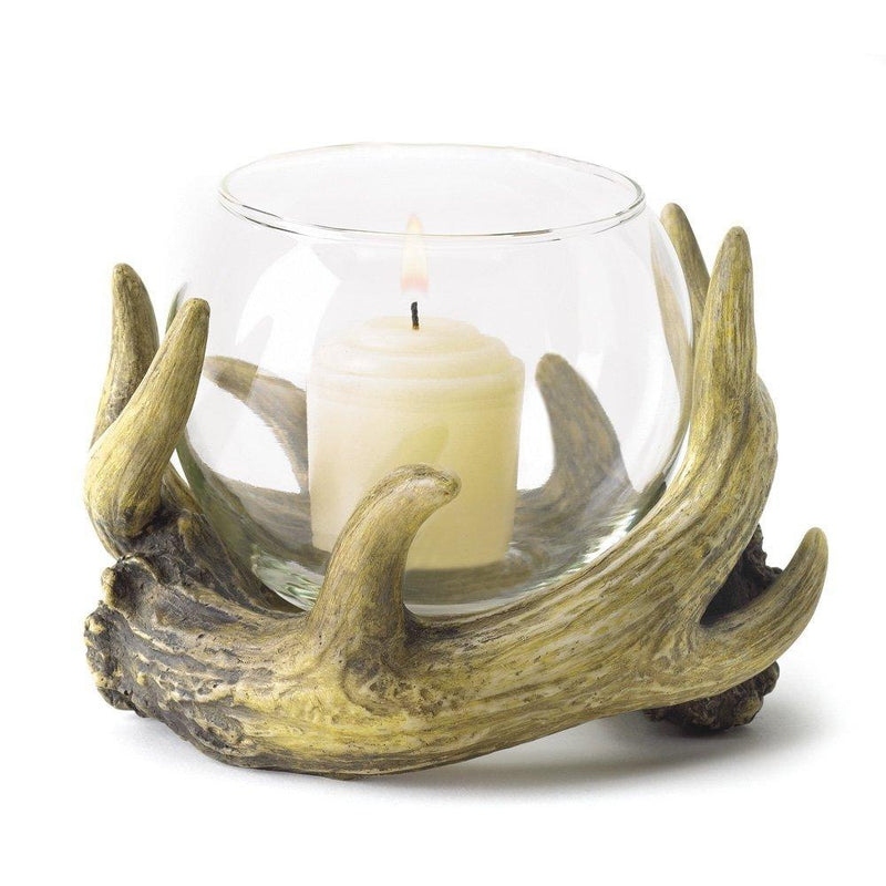 NewNest Australia - Rustic Antler Candleholder - Style 38444 