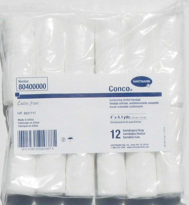 Conco Conforming Stretch Bandage, Latex Free, 4" x 4.1 Yards - NewNest Australia