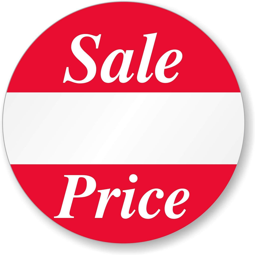 SmartSign "Sale Price" Roll of 500 Circular Removable Labels | 1" x 1" Semi-Gloss Paper - NewNest Australia