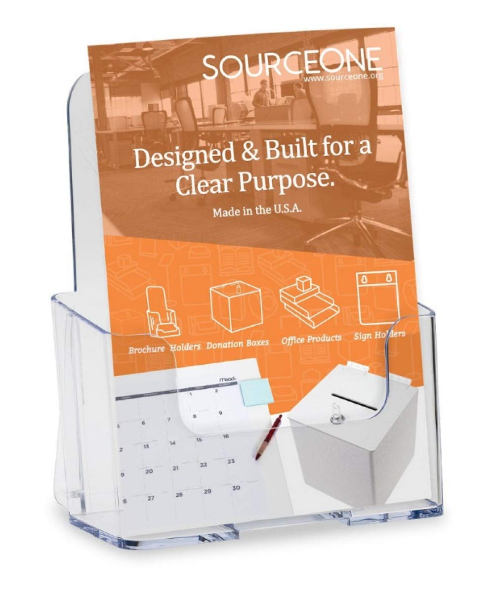 Source One Bi Fold Brochure Holder Standard Booklet 2 Pack - NewNest Australia