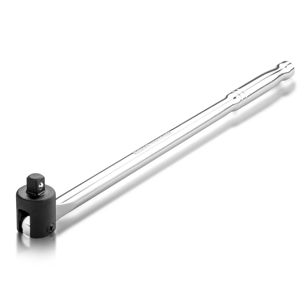 NEIKO 00338A 3/8 Inch Drive Premium Breaker Bar | 15” Length | 180 Flex Cr-Mo Head | Cr-V Steel Construction 3/8” Drive x 15” - NewNest Australia