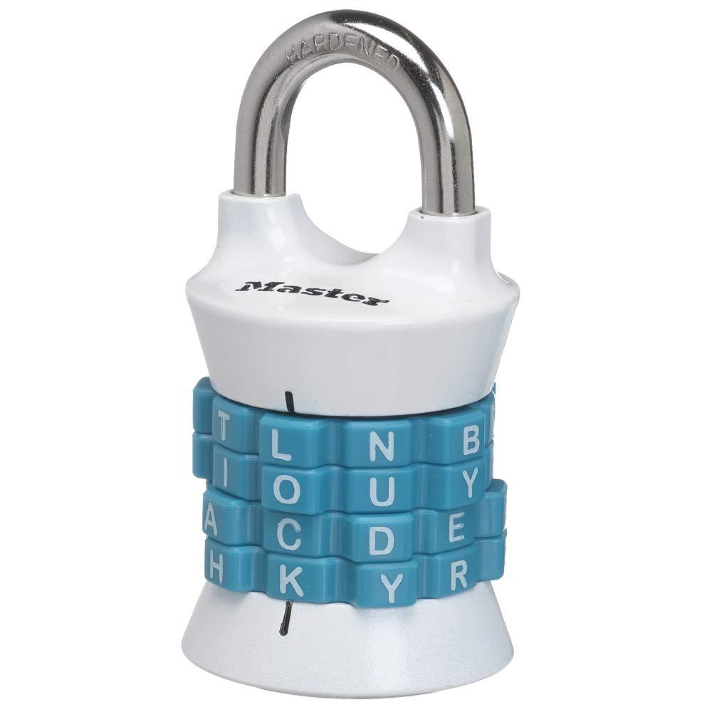 Master Lock 1535DWD Locker Lock Set Your Own Word Combination Padlock, 1 Pack, Assorted Colors Word Combo - NewNest Australia