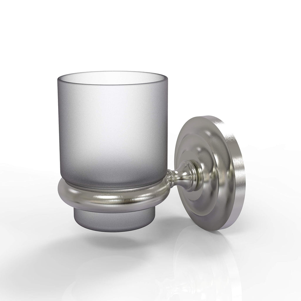 NewNest Australia - Allied Brass PQN-64-SN Prestige Que New Collection Wall Mounted Votive Candle Holder, Satin Nickel 