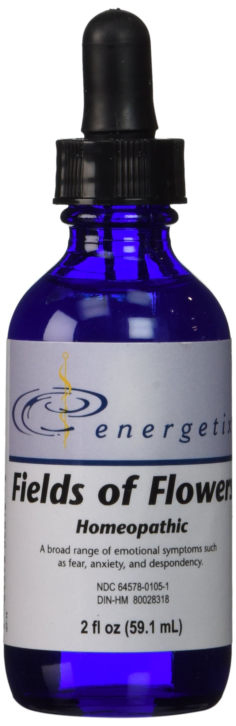 Energetix Fields of Flowers Homeopathic Remedy - Perfect for Emotional Symptoms such as Fear, Anxiety, Depression and Despondency - 38 Traditional Flower Essences - 2 Fluid Ounce (59.1 Milliliters) - NewNest Australia