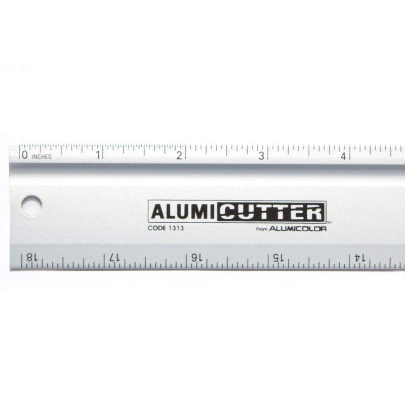 Alumicolor Straight-Edge Alumicutter Size: 18",Silver - NewNest Australia