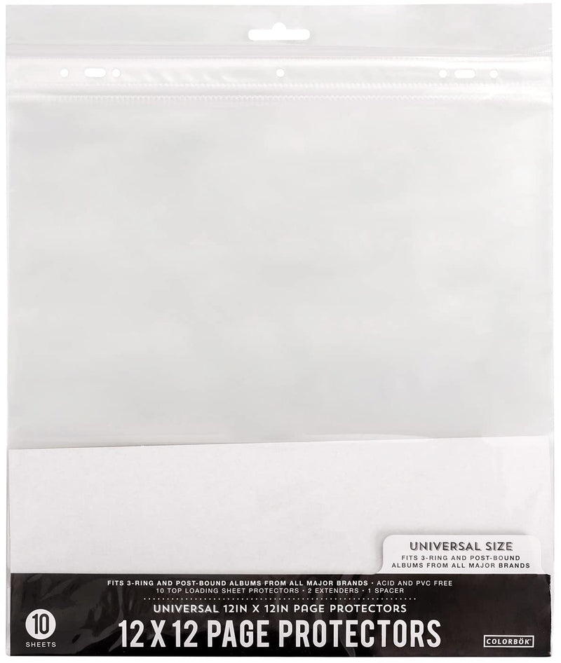 Colorbok Page Protectors (10 Pack), 12 by 12" - NewNest Australia