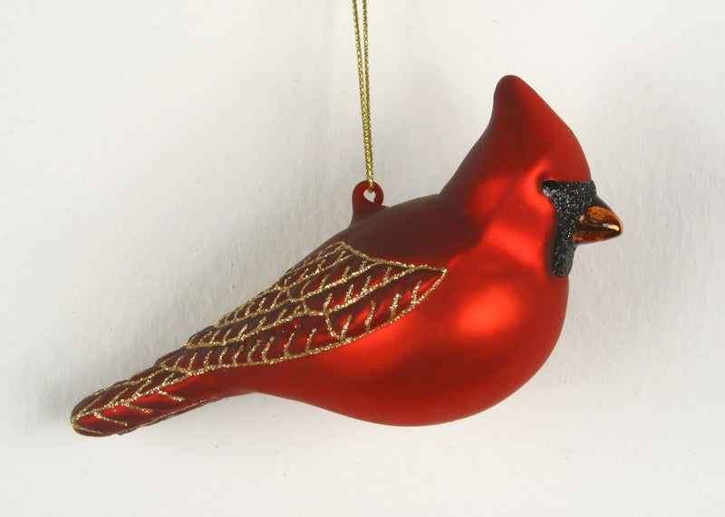 NewNest Australia - Northern Cardinal Glass Ornament 