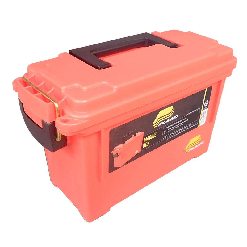 Plano 131252 Dry Storage Emergency Marine Box, Orange Multi One Size - NewNest Australia