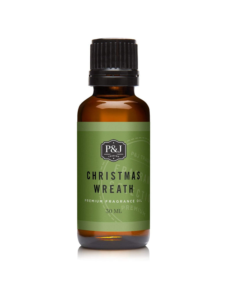 P&J Trading Christmas Wreath Premium Grade Fragrance Oil - Perfume Oil - 30ml/1oz - NewNest Australia