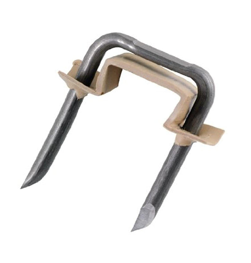 Gardner Bender MSI-175J Polyethylene Insulated Metal Staple, 9/16 in., 14/3, 12/3 & 10/3 (NM) Cable, Tan - NewNest Australia