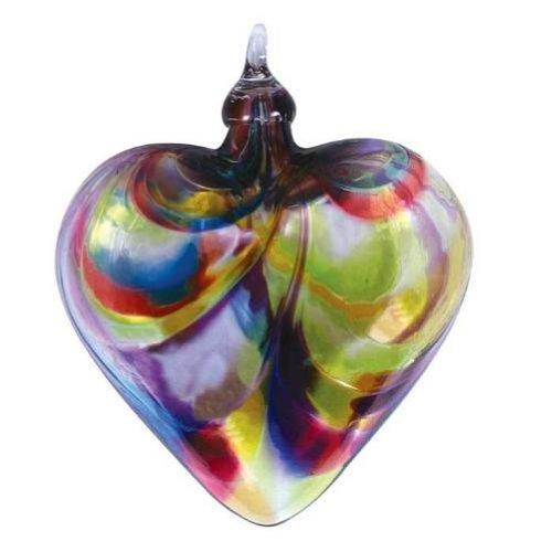 NewNest Australia - Glass Eye Studio Rainbow Heart Ornament 