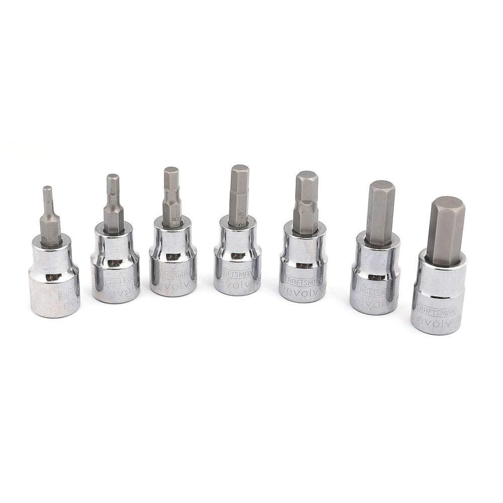 CRAFTSMAN EVOLV 7-PC HEX BIT SOCKET SETMETRIC - NewNest Australia