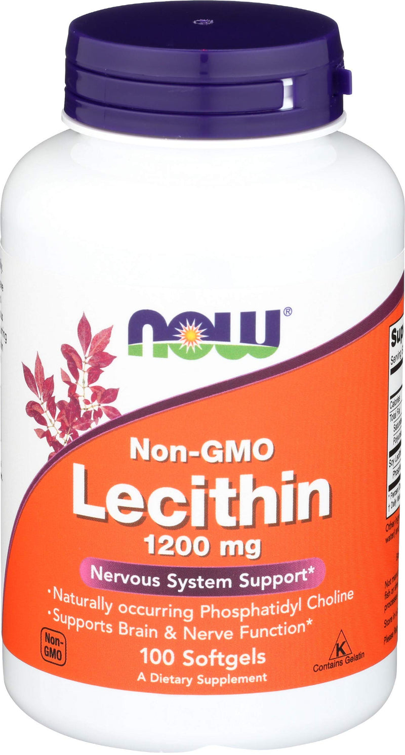Lecithin 19 Grain 1200 mg Now Foods 100 Softgel - NewNest Australia
