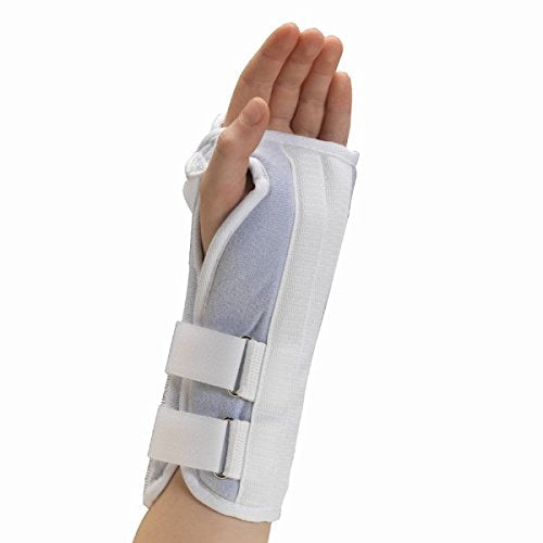 OTC Kidsline Wrist Splint Soft Foam Adjustable Support, White (Left Hand), Pediatric White (Left Hand) - NewNest Australia