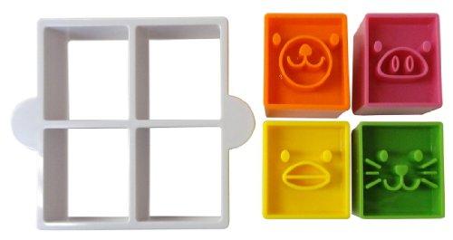 NewNest Australia - Torune Bento Sandwich Cutter Mold, Animal Face 