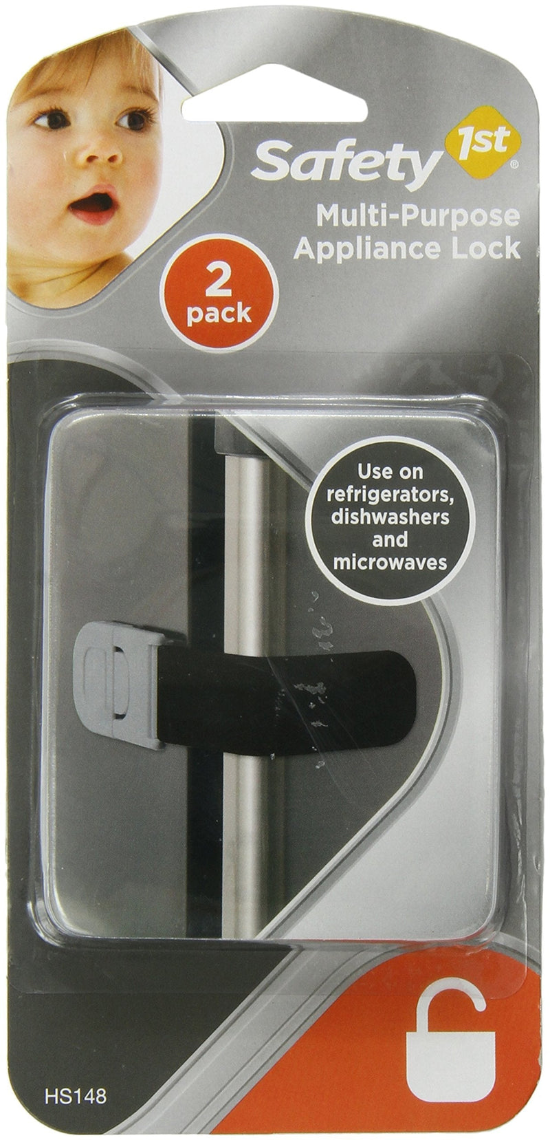Safety 1st Multi-Purpose Appliance Lock Decor, 2-Count (Packaging May Vary) 2 Count (Pack of 1) - NewNest Australia