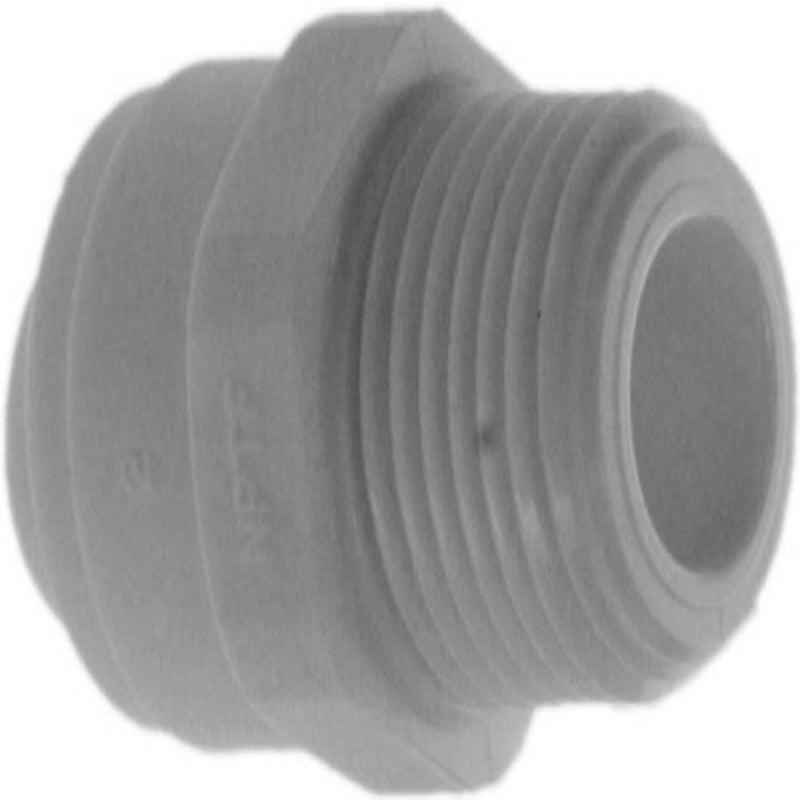 Plumber's Choice 94847 Male Adapter Quick Connect Insert Fitting with 3/8-Inch Outside Diameter by 3/8-Inch MIP, Box of50(5-Pack) - NewNest Australia