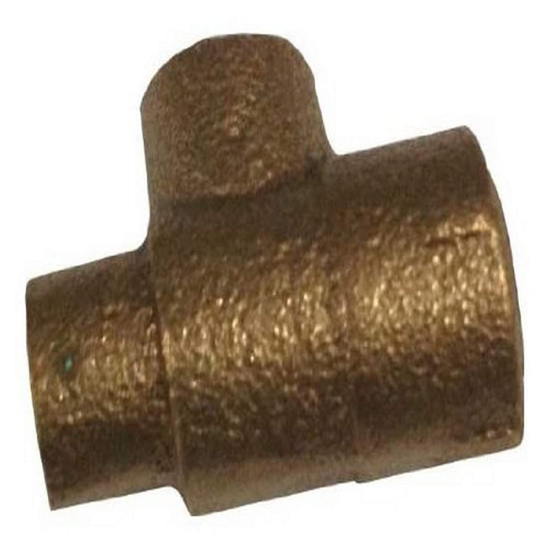 Plumber's Choice 92346 Cast Brass Sweat Fitting, Tee, C x FIP x C, 1/2-Inch (5-Pack) - NewNest Australia