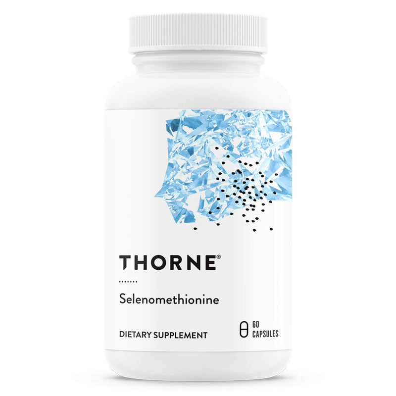Thorne Research - Selenomethionine - 200 mcg Selenium Supplement for Antioxidant Support - 60 Capsules - NewNest Australia
