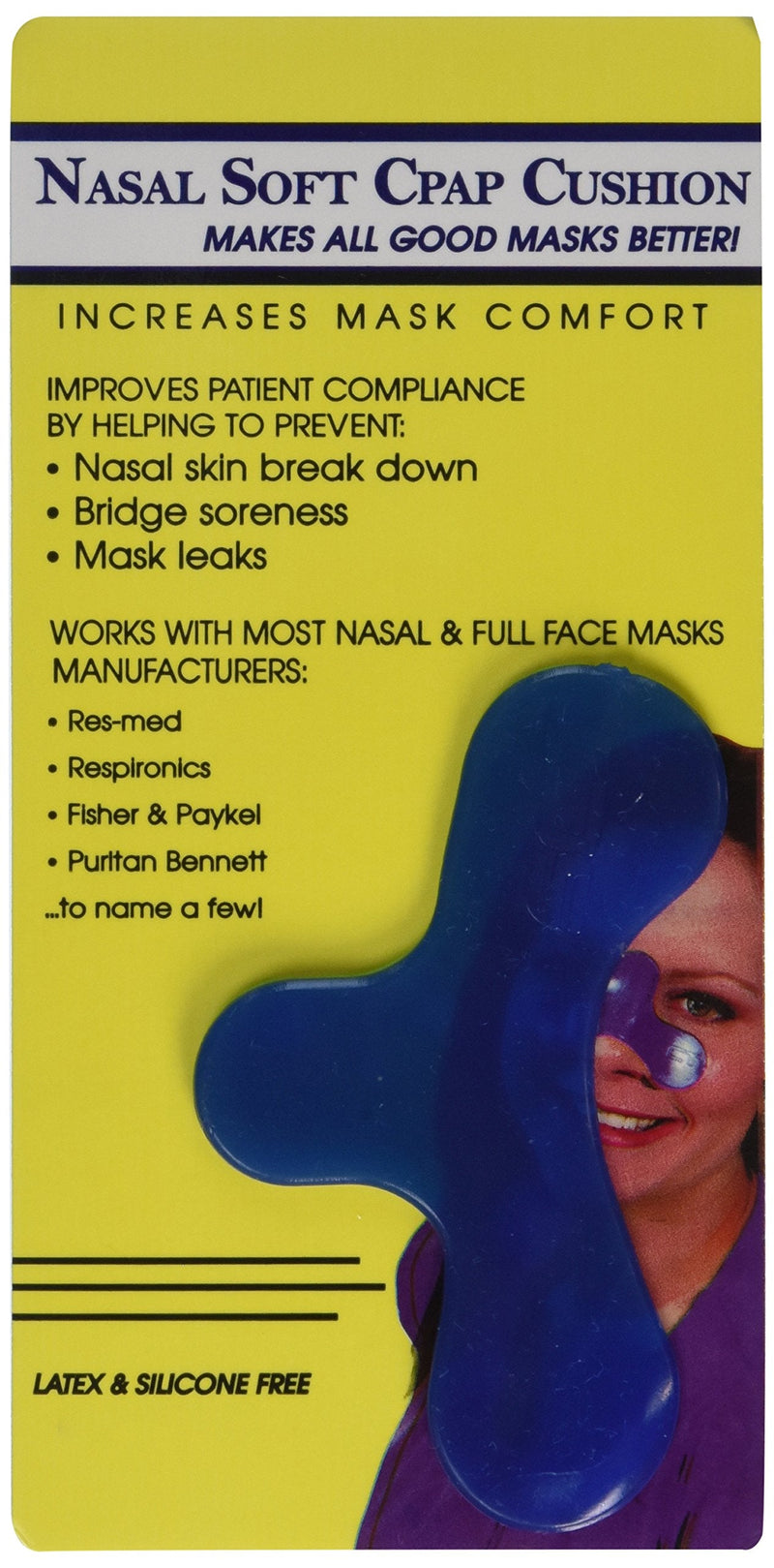 Nasal Soft CPAP Cushion - Blue - NewNest Australia