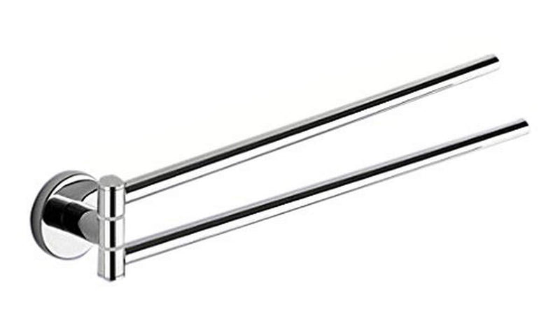 Gedy FE23-13 Felce Double Swivel Towel Bar, 0.5" L x 14.8" W, Chrome - NewNest Australia