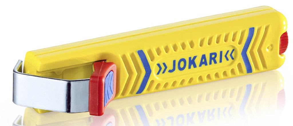 Jokari 10270 Secura Cable Stripping Knife for All Standard Round Cables, No. 27, 13.2cm L x 2.9cm W x 3.5cm H - NewNest Australia