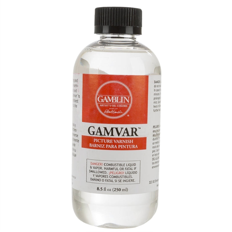 Gamblin Gamvar Picture Varnish - 8.5oz Bottle 8.5 oz Clear - NewNest Australia